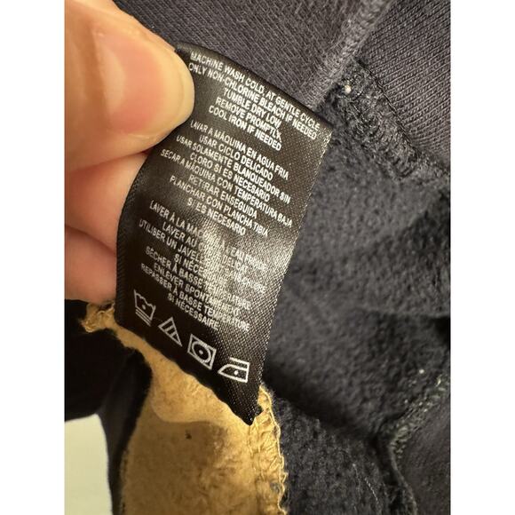 Matix Color Block Hoodie Sweatshirt Black Tan Gray Size M Unisex Autumn - Picture 6 of 11